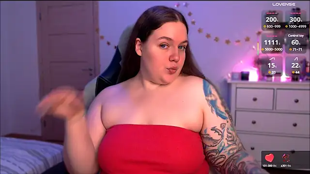 Snapshot of SummerTina chatting on 22, 2, 2025 SummerTina online show from 22, 2, 2025