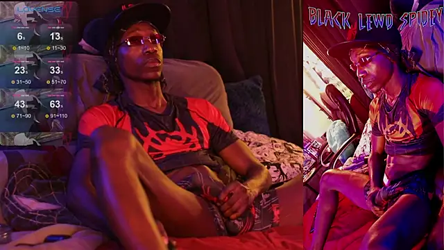 BlackLewdSpidey online show from 17, 1, 2025