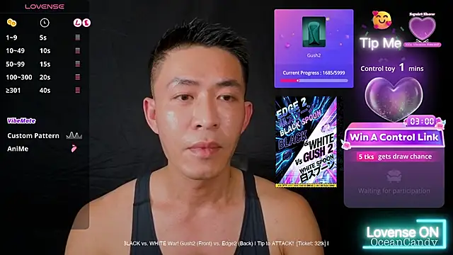 Snapshot of OceanCandy chatting on 16, 1, 2026 OceanCandy online show from 16, 1, 2026