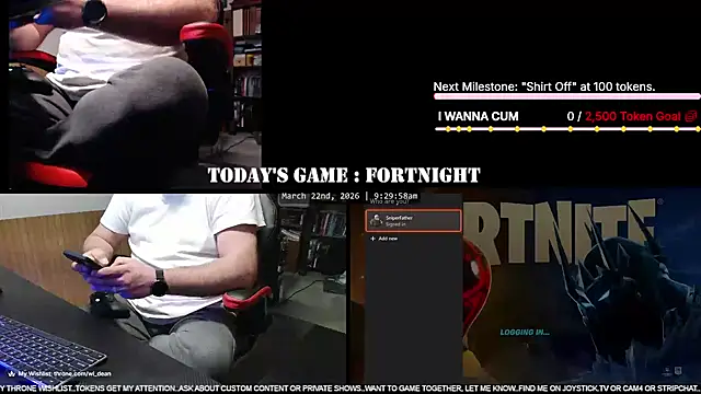 DeanonCam online show from 22, 3, 2026