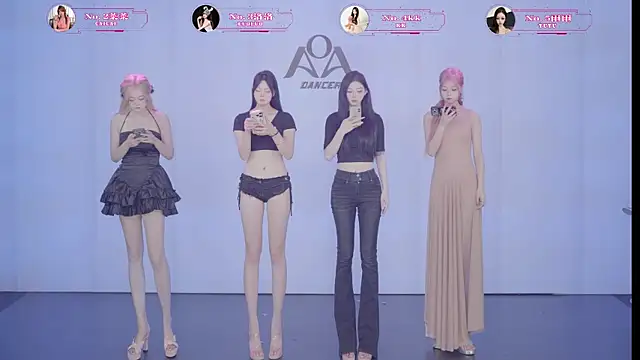 Snapshot of __AOA__ chatting on 28, 6, 2026 AOA online show from 28, 6, 2026