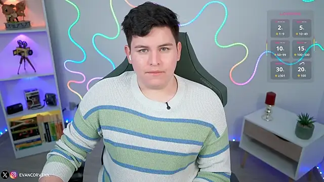 EvanCorvinx online show from 22, 2, 2026