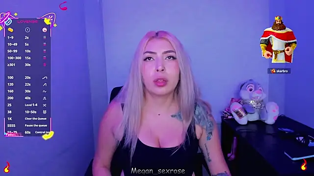 Megan sexrosse online show from 25, 3, 2026