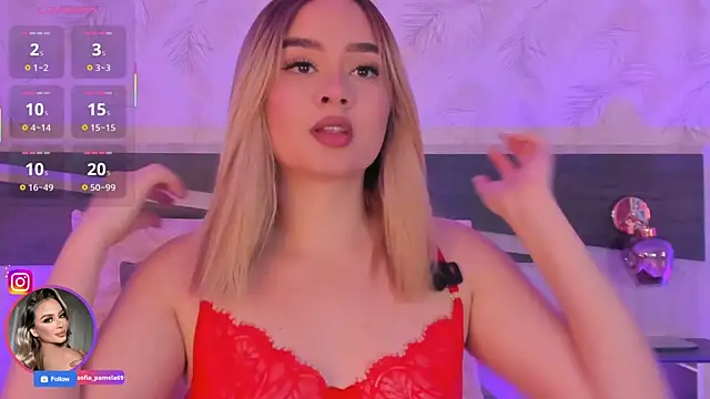 Sofia pamela  online show from 22, 4, 2026