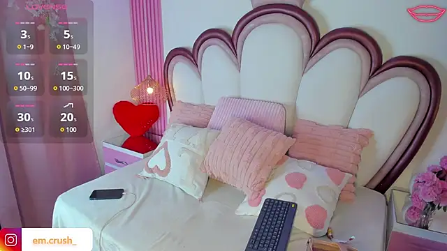 Snapshot of AriaCush chatting on 3, 7, 2026 AriaCush online show from 3, 7, 2026