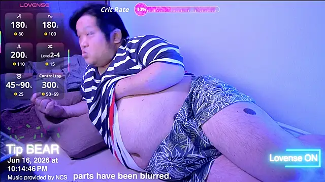ChubbyBEAR039 online show from 16, 6, 2026