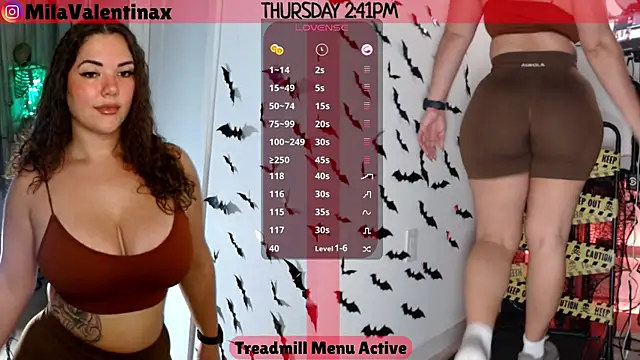 MilaValentina online show from 9, 10, 2025