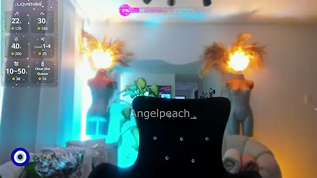 Angel Peach online show from 15, 12, 2025