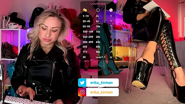 Erika Kirman online show from 7, 11, 2025