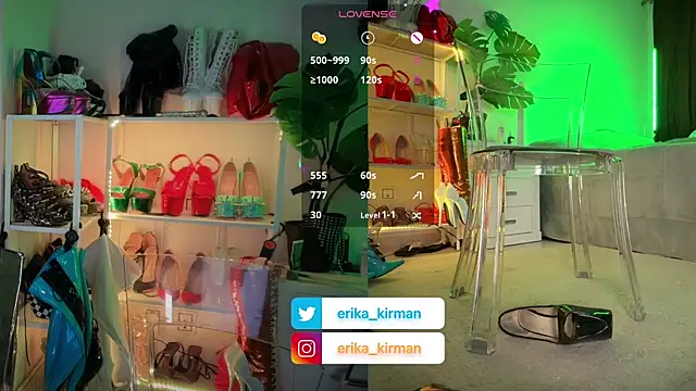 Erika Kirman online show from 1, 12, 2025