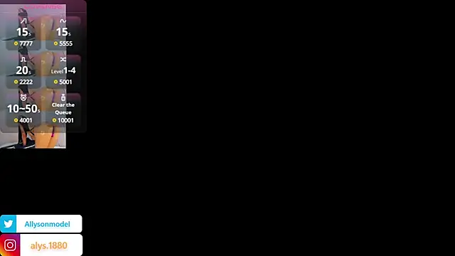 alysson 18 online show from 14, 2, 2025