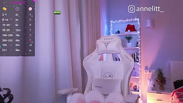 Snapshot of Annelitt chatting on 8, 1, 2025 Annelitt online show from 8, 1, 2025