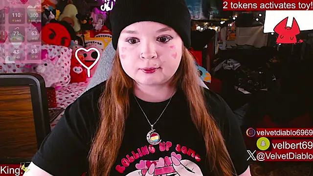 VelvetDiablo online show from 12, 2, 2026