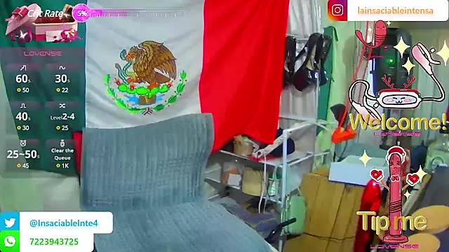 LaInsaciableIntensa online show from 9, 3, 2025