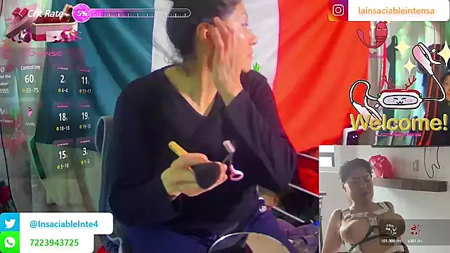 LaInsaciableIntensa online show from 15, 3, 2025