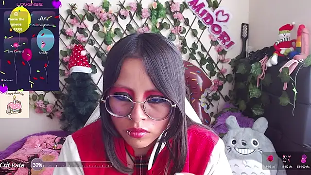 Snapshot of MidoriQuiinn chatting on 6, 12, 2024 MidoriQuiinn online show from 6, 12, 2024