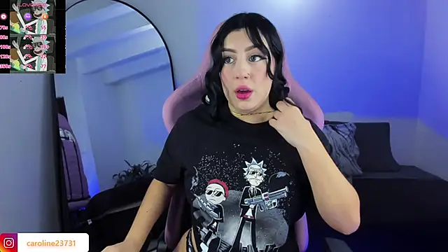 caroline23 x online show from 18, 1, 2025