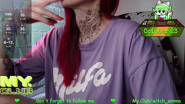 Witch Emma online show from 23, 10, 2025