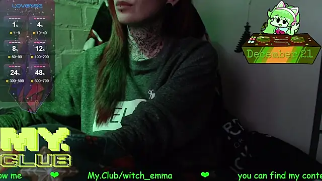 Witch Emma online show from 21, 12, 2025