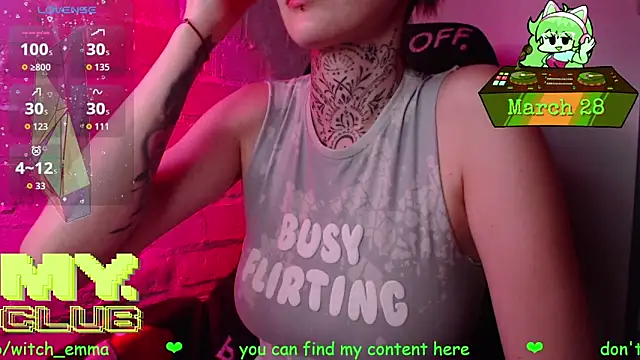 Witch Emma online show from 28, 3, 2026