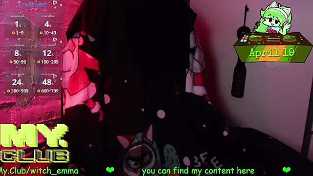 Witch Emma online show from 19, 4, 2026