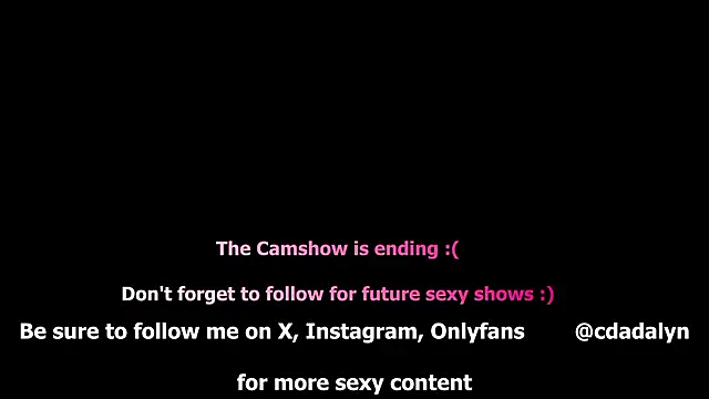 Snapshot of CDAdalyn chatting on 9, 2, 2026 CDAdalyn online show from 9, 2, 2026