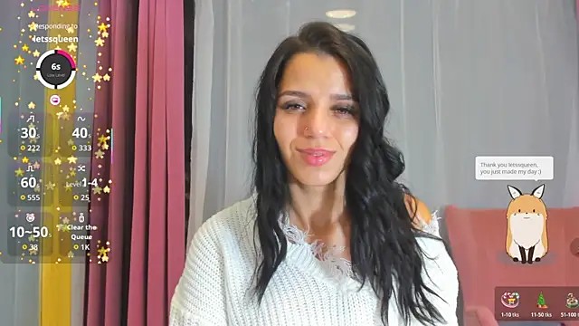 Snapshot of Sarabecker chatting on 14, 12, 2025 Sarabecker online show from 14, 12, 2025