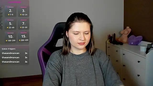 Snapshot of TinniAngel chatting on 3, 3, 2025 TinniAngel online show from 3, 3, 2025