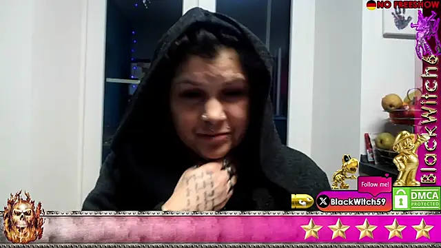 Snapshot of BlackWitch6 chatting on 1, 2, 2026 BlackWitch6 online show from 1, 2, 2026