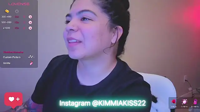 Snapshot of kimmiakiss22 chatting on 27, 1, 2025 kimmiakiss22 online show from 27, 1, 2025