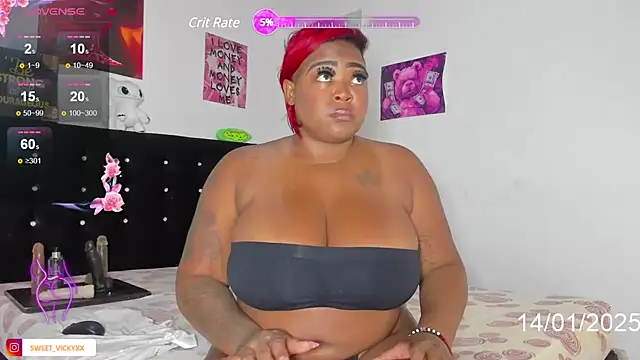 Snapshot of SWEETVICKY_XX chatting on 14, 1, 2025 SWEETVICKY XX online show from 14, 1, 2025