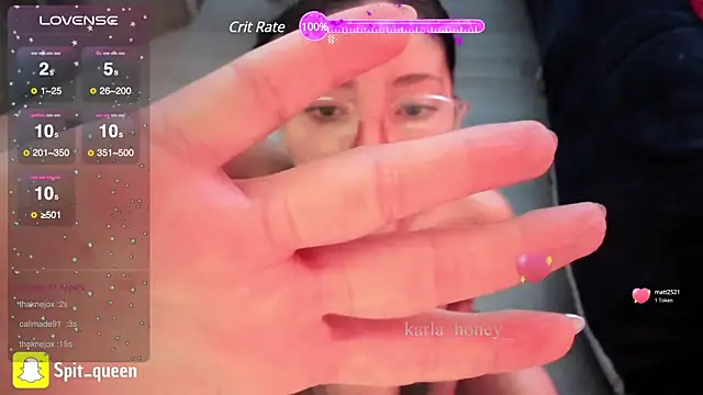 Snapshot of Spit_queen chatting on 27, 1, 2025 Spit queen online show from 27, 1, 2025