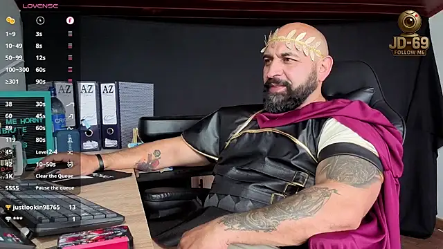 Snapshot of JD-69 chatting on 31, 10, 2025 JD-69 online show from 31, 10, 2025