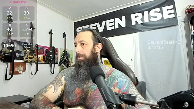 Snapshot of StevenRiseNYC chatting on 13, 3, 2025 StevenRiseNYC online show from 13, 3, 2025