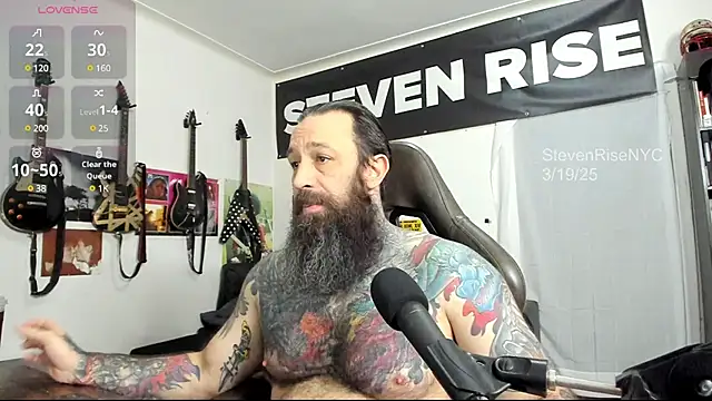 Snapshot of StevenRiseNYC chatting on 19, 3, 2025 StevenRiseNYC online show from 19, 3, 2025