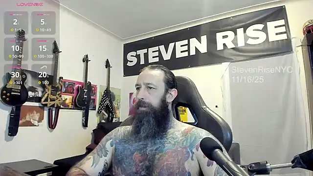 Snapshot of StevenRiseNYC chatting on 16, 11, 2025 StevenRiseNYC online show from 16, 11, 2025