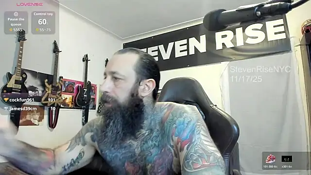 Snapshot of StevenRiseNYC chatting on 18, 11, 2025 StevenRiseNYC online show from 18, 11, 2025